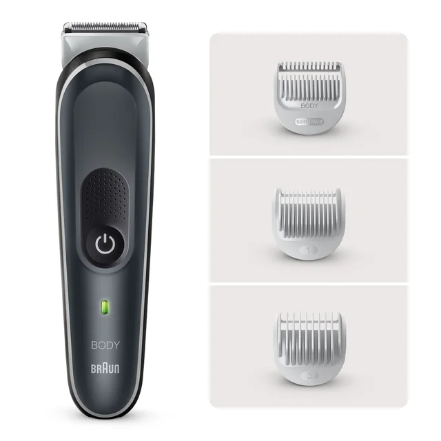 Braun Bodygroomer Series 5 5340, Bodygroomer für Männer, sanftes Ganzkörper-Bodygrooming