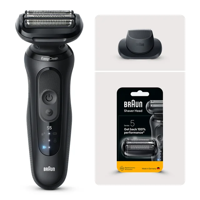 Braun Bundle: Rasierer Series 5 52-N1200s + Braun Scherkopf 54B