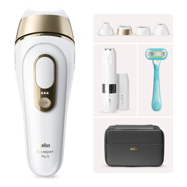 Braun Bundle: Silk-expert Pro IPL PL5431 + Braun Face Mini Haarentferner FS1000