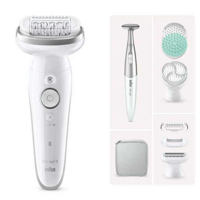 Braun Bundle: Silk-épil SES9-080 + Braun Silk-épil Bikini Styler FG1100