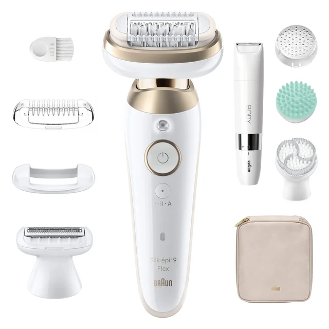 Braun Bundle: Silk-épil SES9-481 3D + Braun Face Mini-Haarentferner FS1000