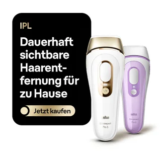 IPL. Dauerhaft sichtbare Haarentfernung für zu Hause. Jetzt kaufen.