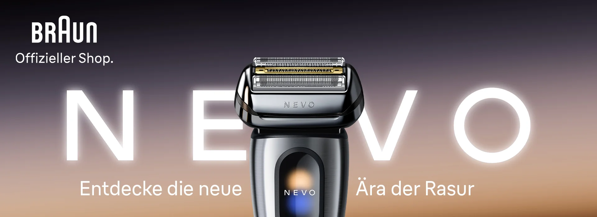 BRAUN. Offizieller Shop. NEVO. Entdecke die neue Ära der Rasur.